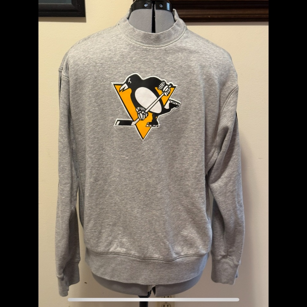 Adidas Pittsburgh Penguins Gray Sweatshirt